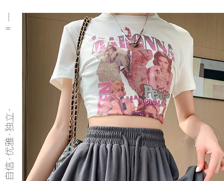 Shorts Plain Waist Drawstring Leg Wide