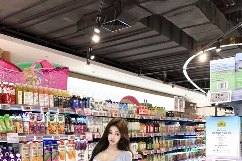 Camisole Button-Up Neck Plain Pants Cardigan Flared Waist / Crew Top Scoop Drawstring Crop