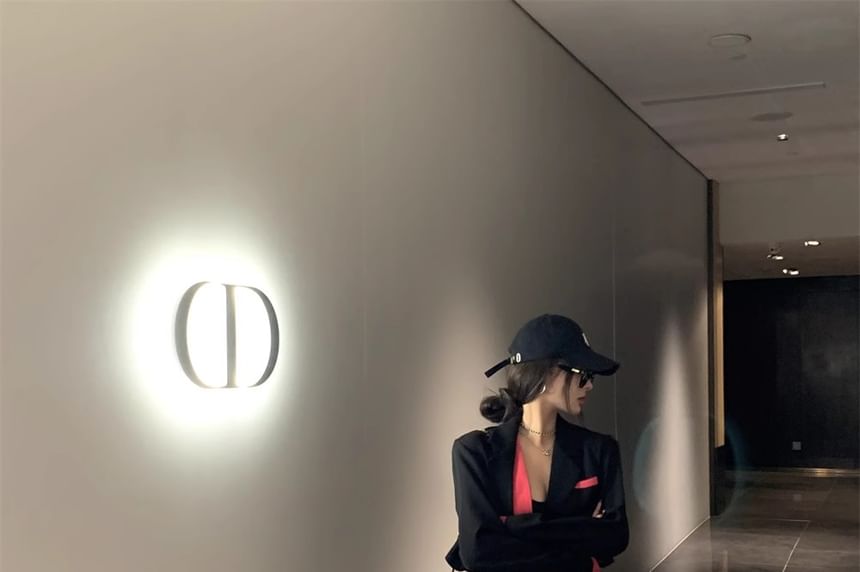 (Various Skirt High / Two-Piece Notch Waist Mock Plain Designs) Mini Lapel Tone Two Pencil Blazer