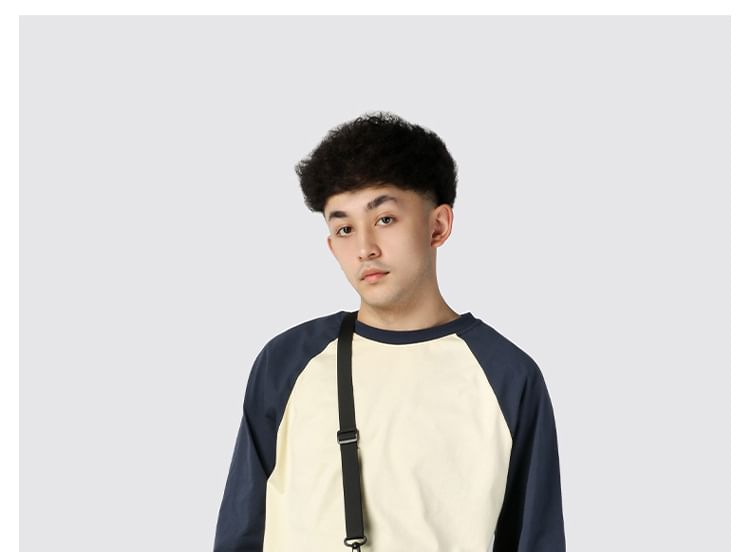 Nylon Crossbody Lettering Bag Print