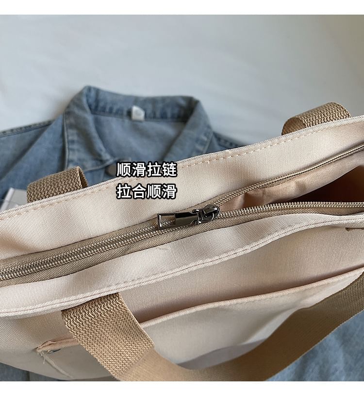 Canvas Bag Two Tone Tote