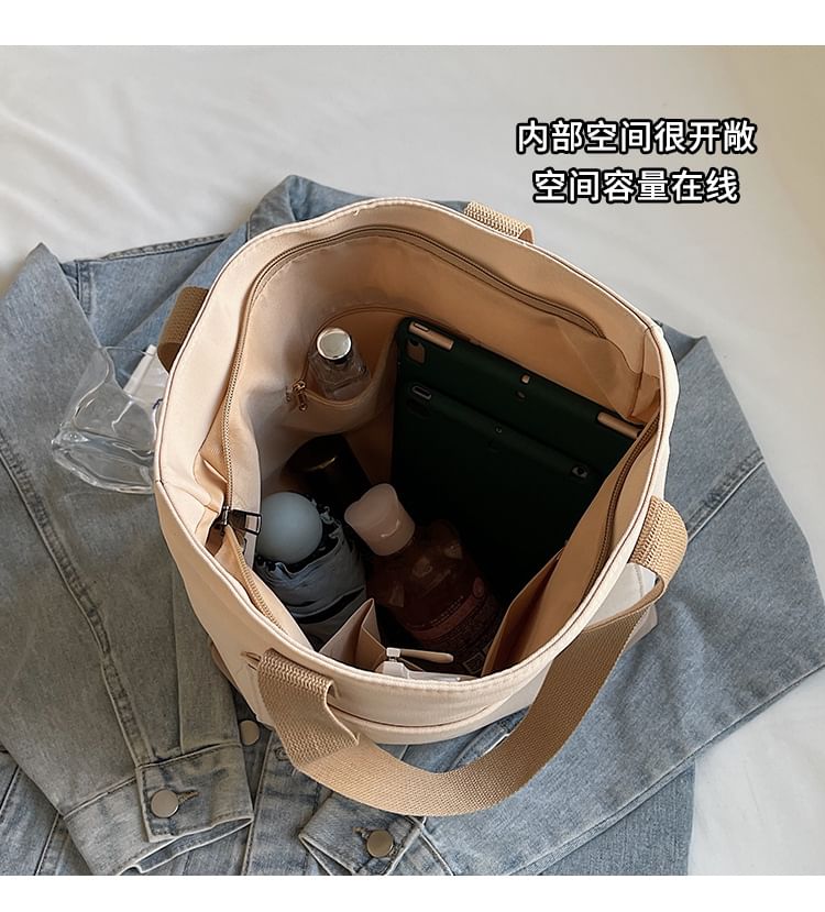 Canvas Bag Two Tone Tote