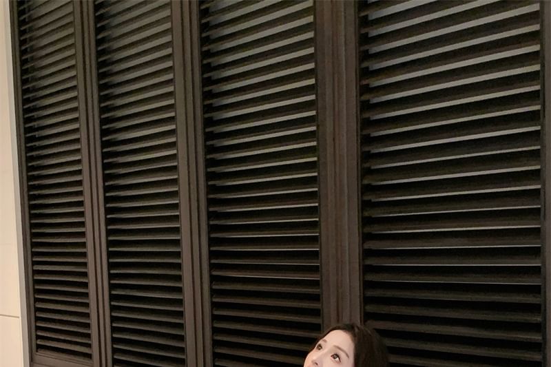 Sundress Flower Plain Mesh Strap Spaghetti Detail Mini