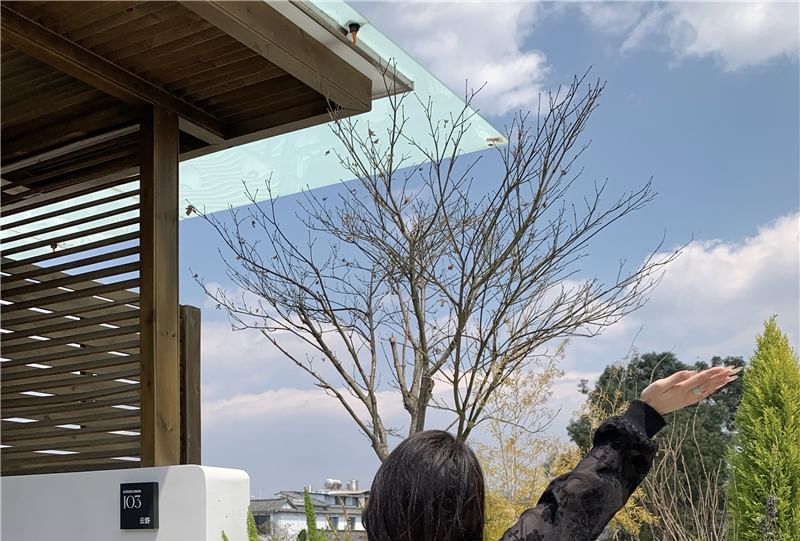 Sheer Jacket Zip Flower Embroidered