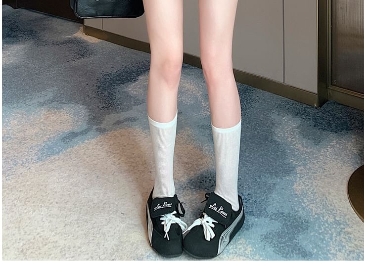 High Skirt A-Line Dotted Mini Waist