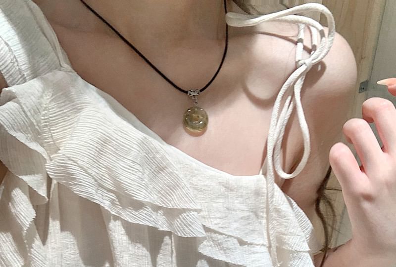 Sleeveless Ruffle Asymmetrical Plain A-Line Dress Midi Trim