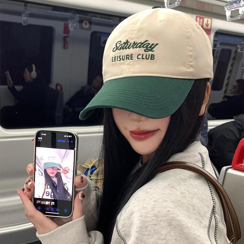 (Various Baseball Cap Embroidered Lettering Designs)