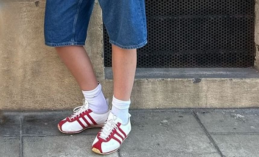 Low Washed Straight-Leg Shorts Denim Waist Pocket