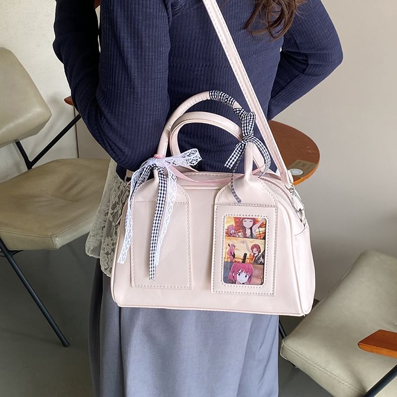 Leather Faux Crossbody Bag