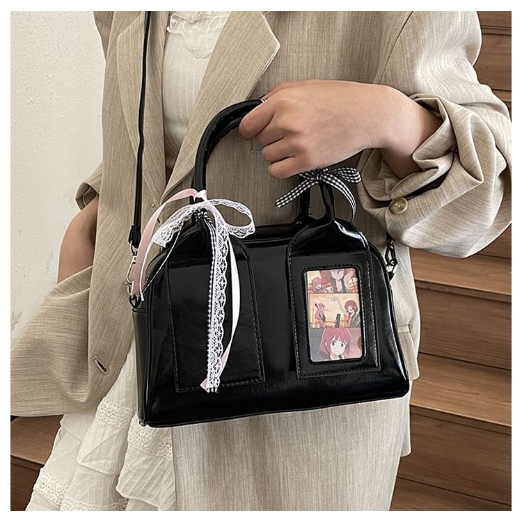 Leather Faux Crossbody Bag