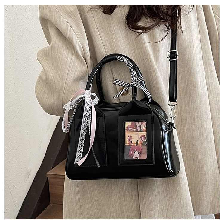 Leather Faux Crossbody Bag