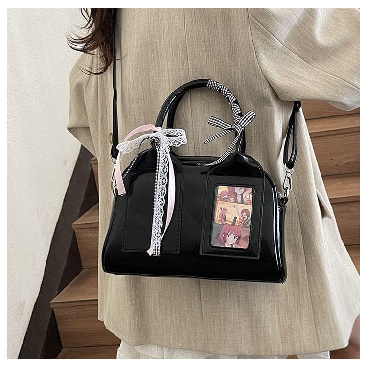 Leather Faux Crossbody Bag