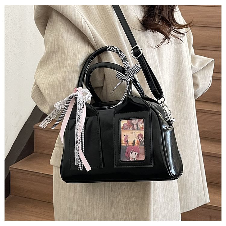 Leather Faux Crossbody Bag