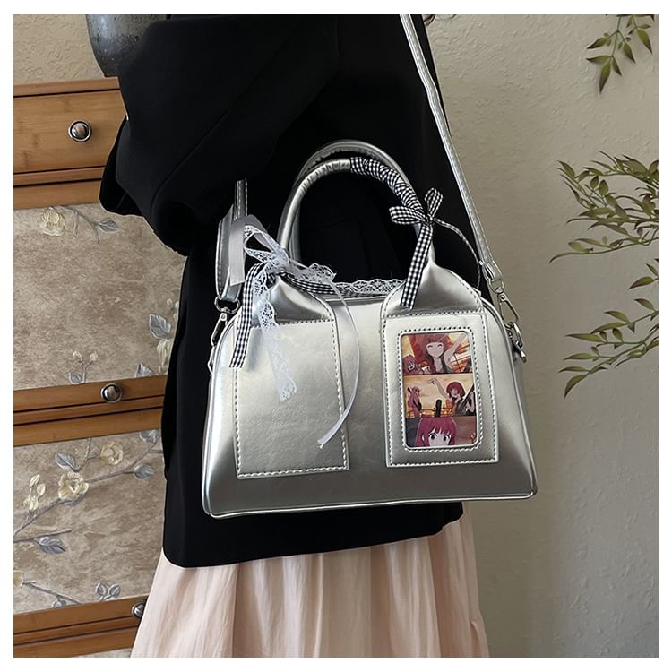 Leather Faux Crossbody Bag