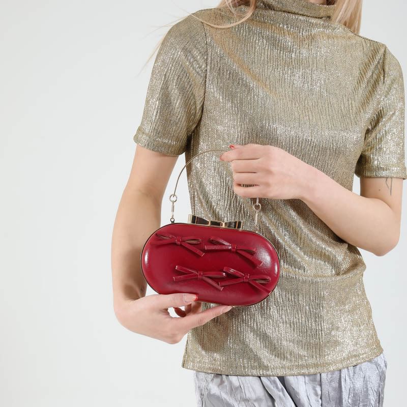 Bag Strap Bow Crossbody Chain