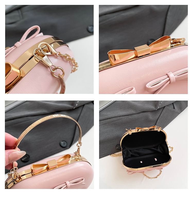 Bag Strap Bow Crossbody Chain