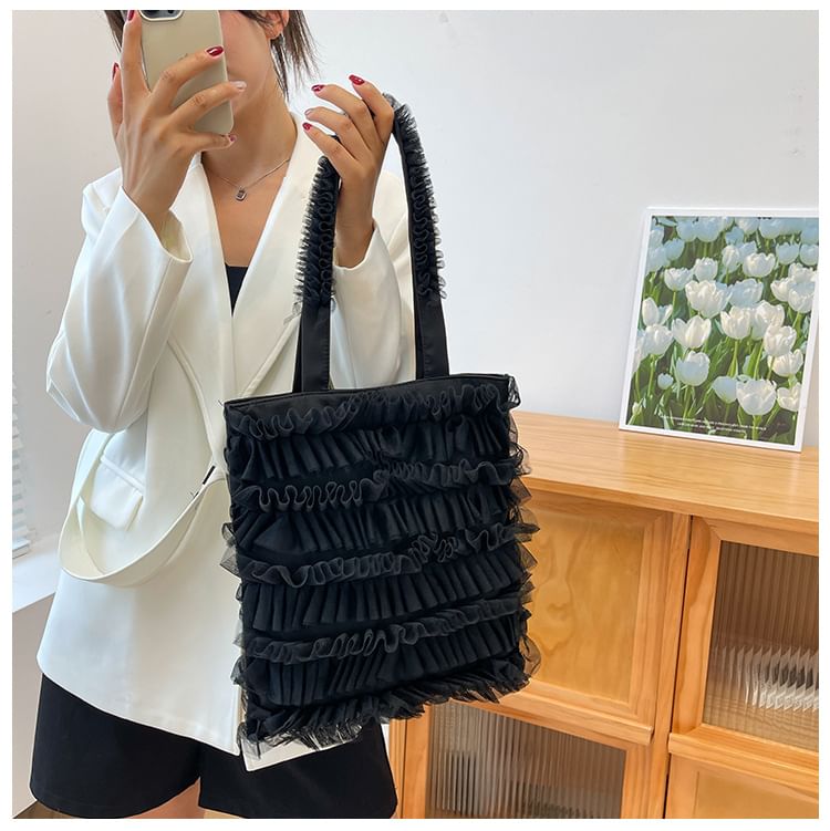 Ruffle Bag Shopper Plain