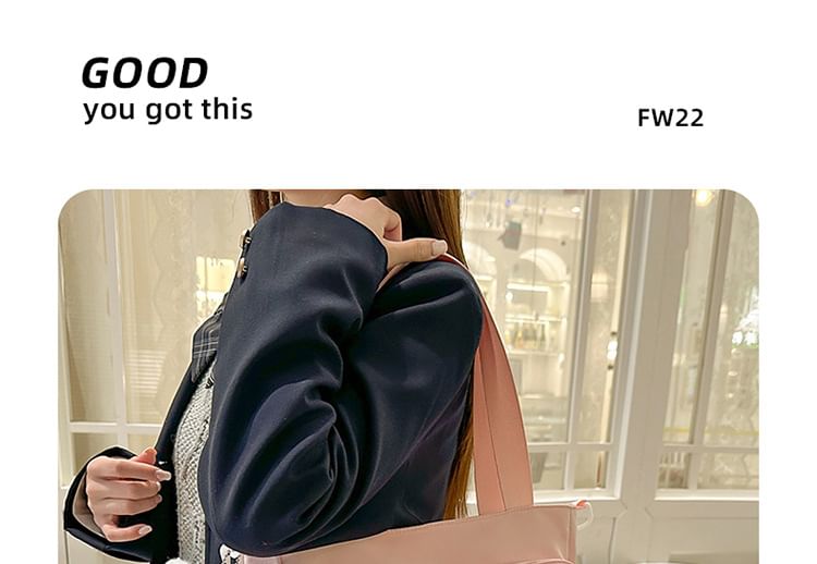 Badge Bag + Multi-Pocket Tote Set: Gingham