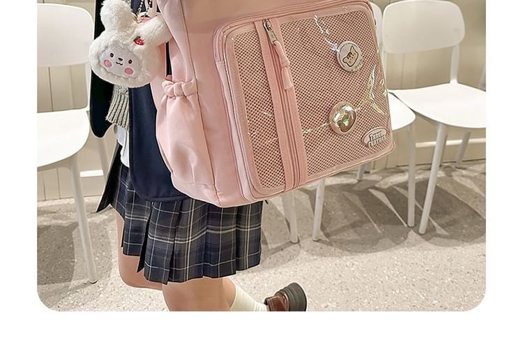 Badge Bag + Multi-Pocket Tote Set: Gingham