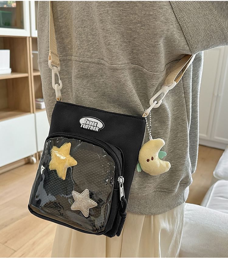 Bag Crossbody Multi-Pocket Lettering