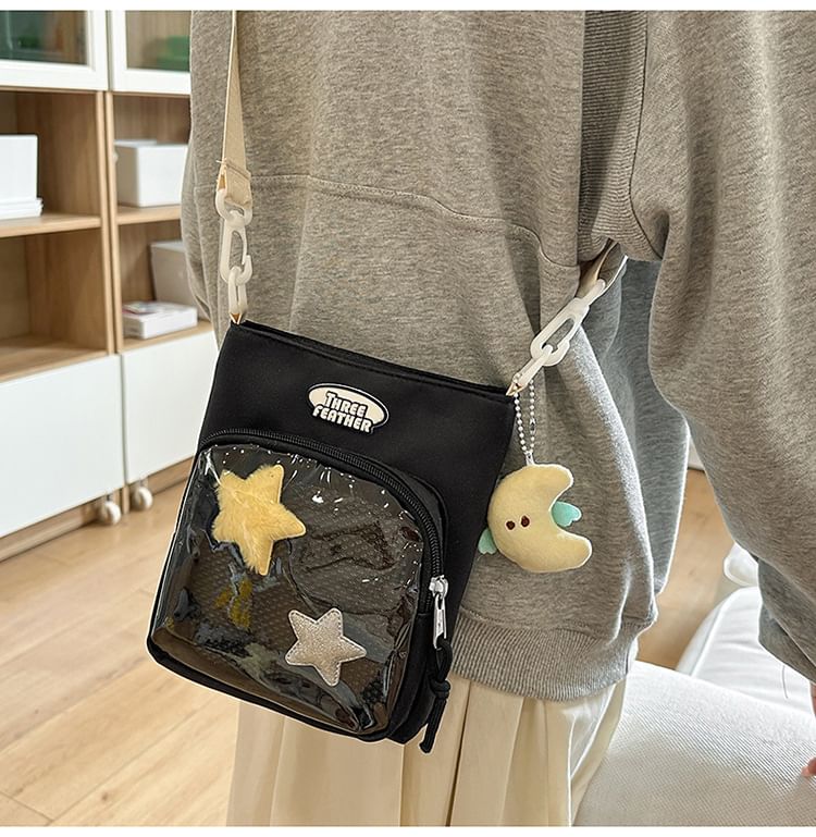 Bag Crossbody Multi-Pocket Lettering