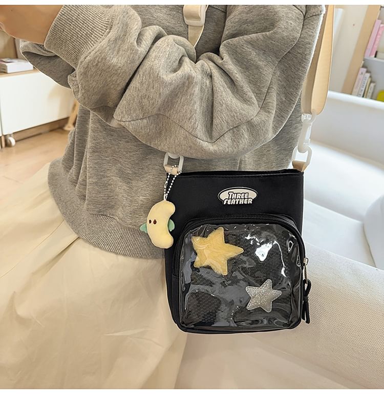 Bag Crossbody Multi-Pocket Lettering