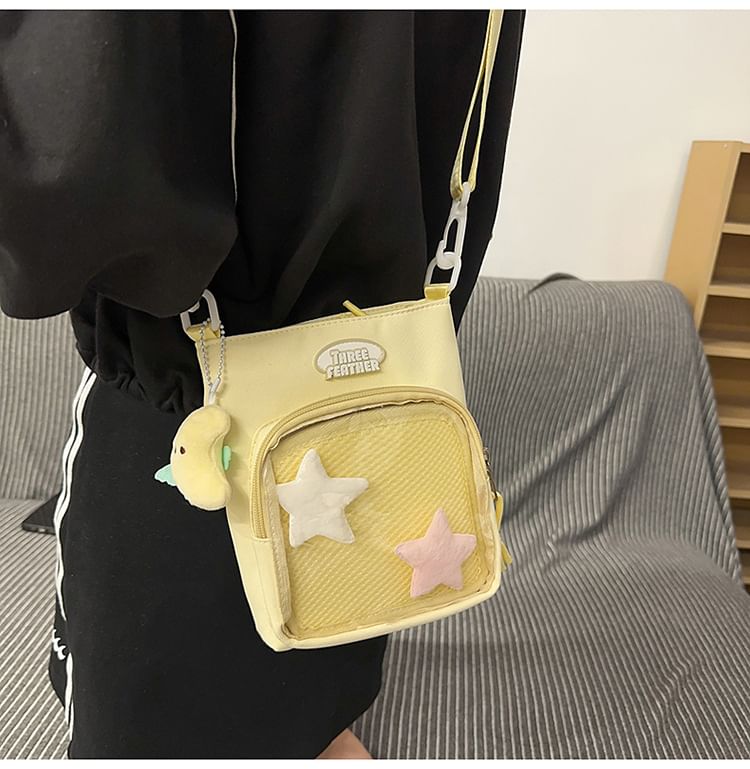 Bag Crossbody Multi-Pocket Lettering