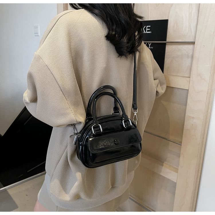 Bag Multi-Pocket Faux Crossbody Leather