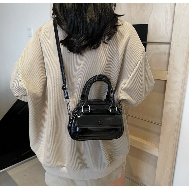 Bag Multi-Pocket Faux Crossbody Leather