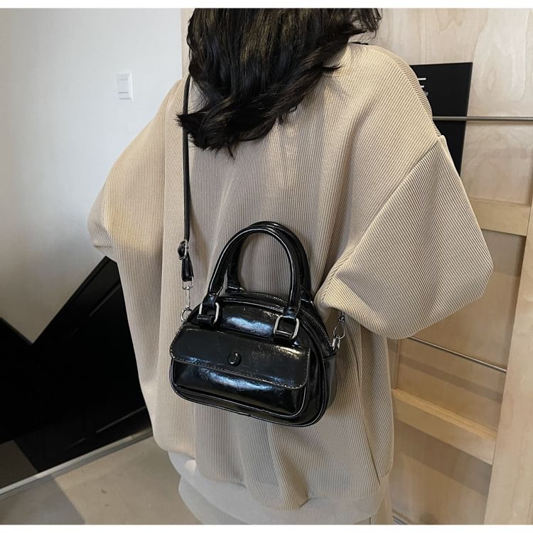 Bag Multi-Pocket Faux Crossbody Leather