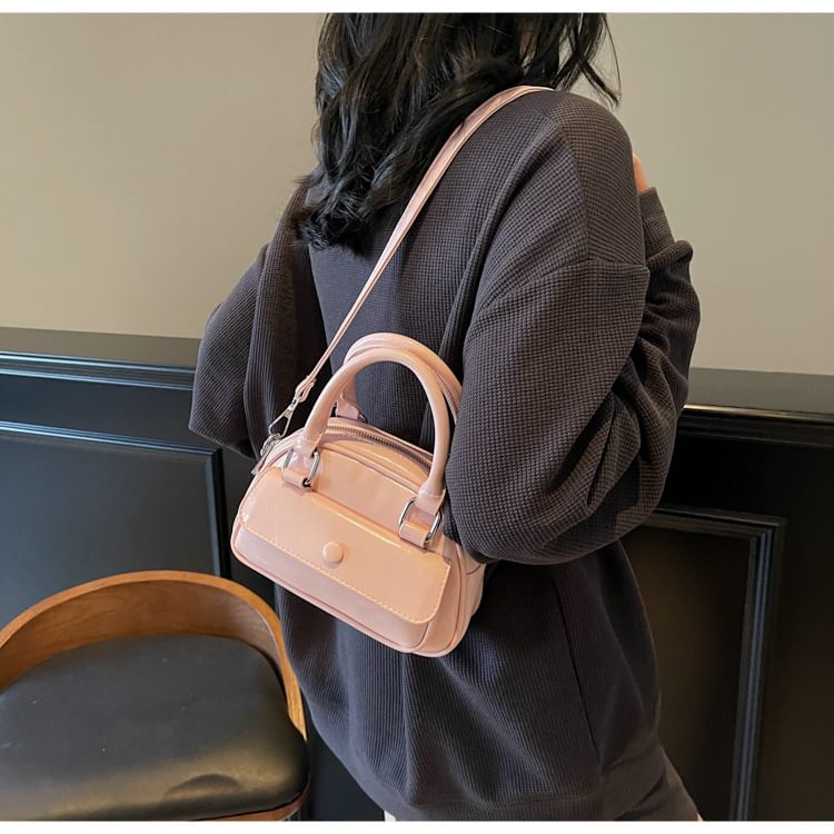 Bag Multi-Pocket Faux Crossbody Leather