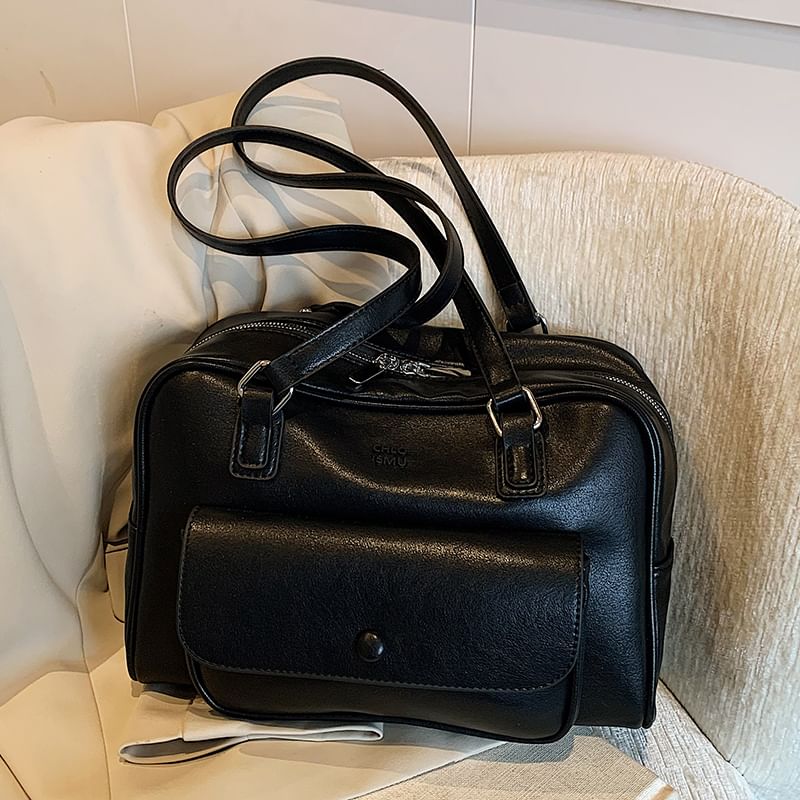 Faux Bag Carryall Leather
