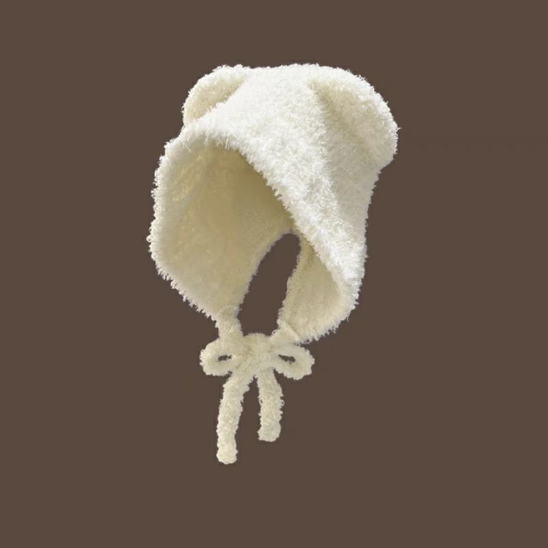 (Various Designs) Trapper Ear Knit Bear Hat