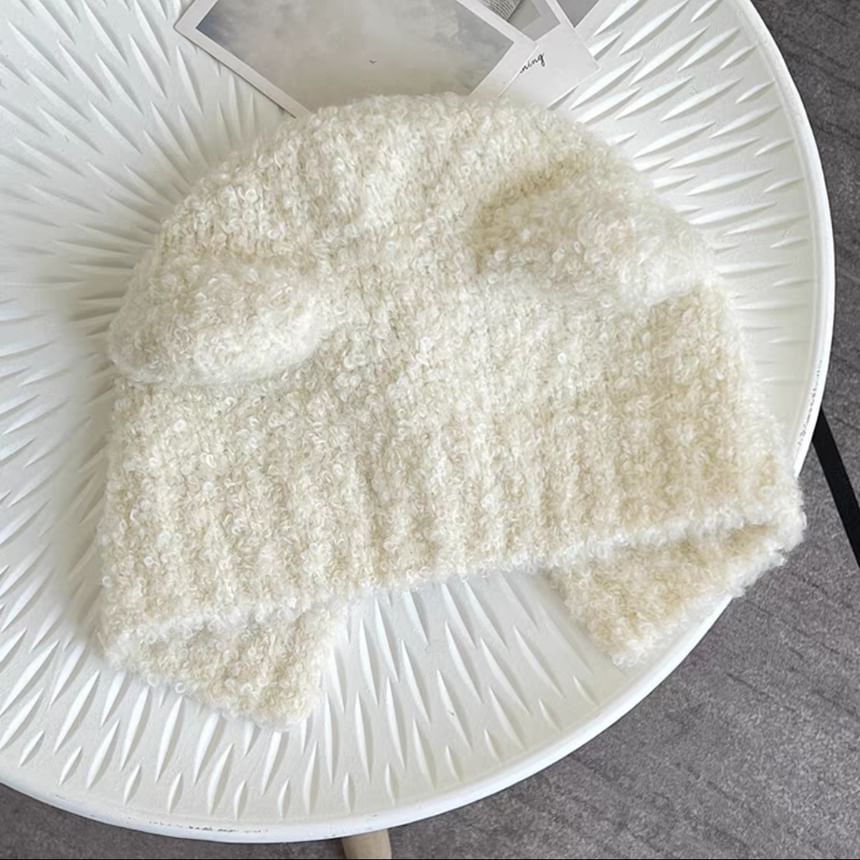 (Various Designs) Trapper Ear Knit Bear Hat