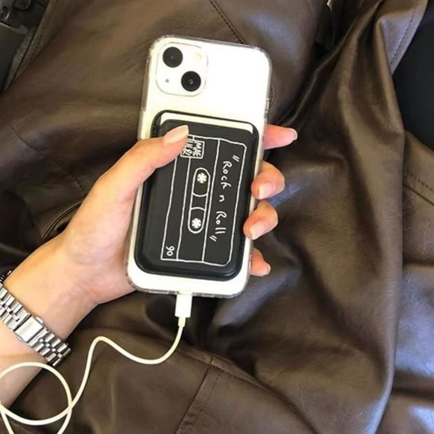 (Compatible Card Magnetic with / Case Phone Cassette MagSafe)