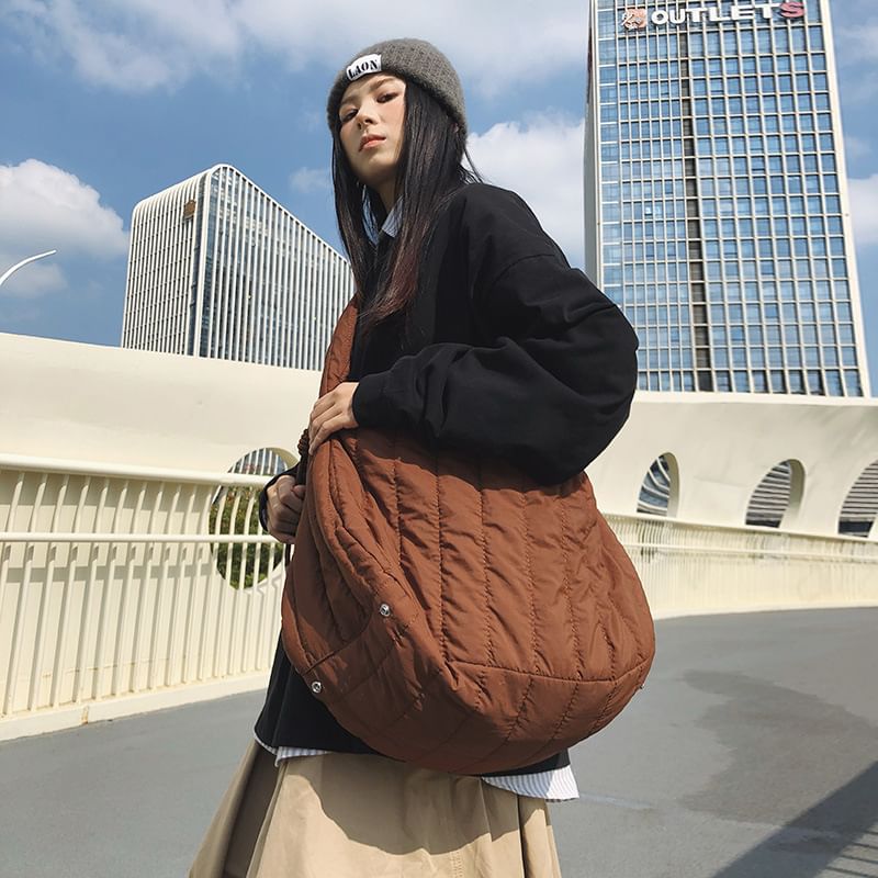 Crossbody Quilted Plain Bag