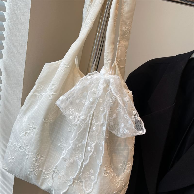 Tote Floral Embroidered Bag