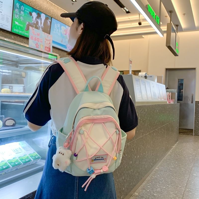 Backpack Block Canvas Color