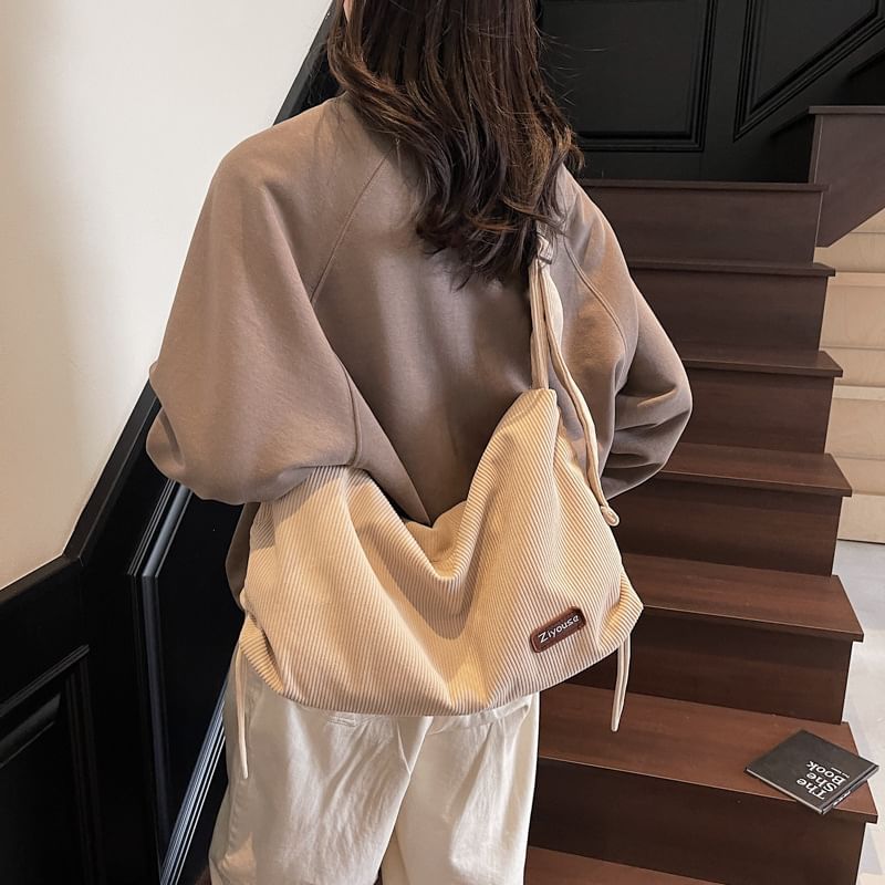 Corduroy Bag Shoulder Striped