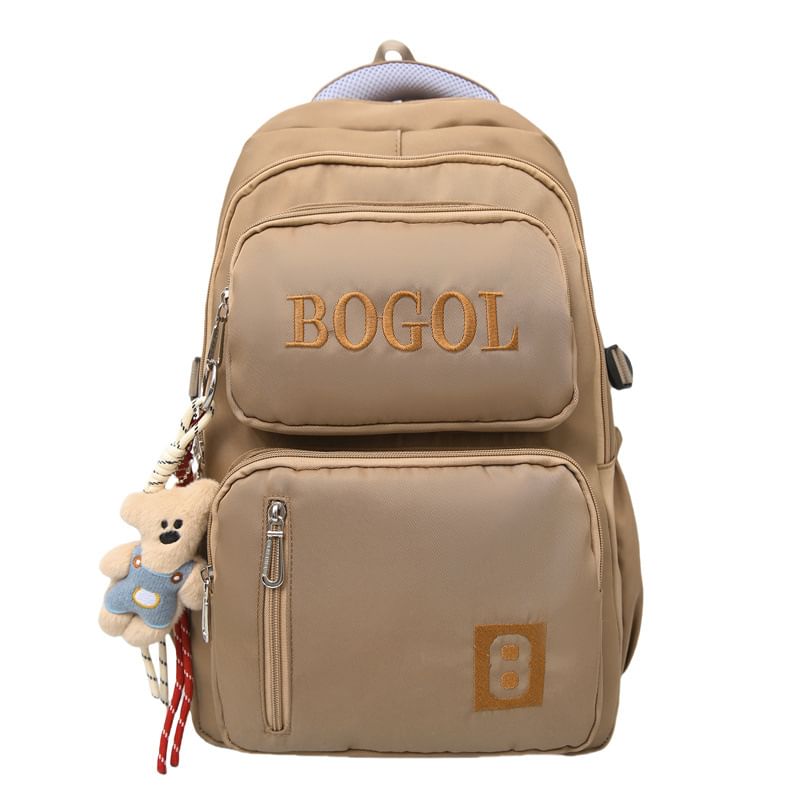 Backpack Lettering Zip