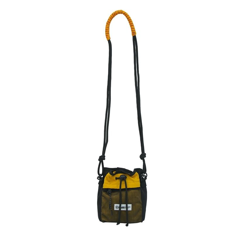 Drawstring Block Bag Crossbody Color
