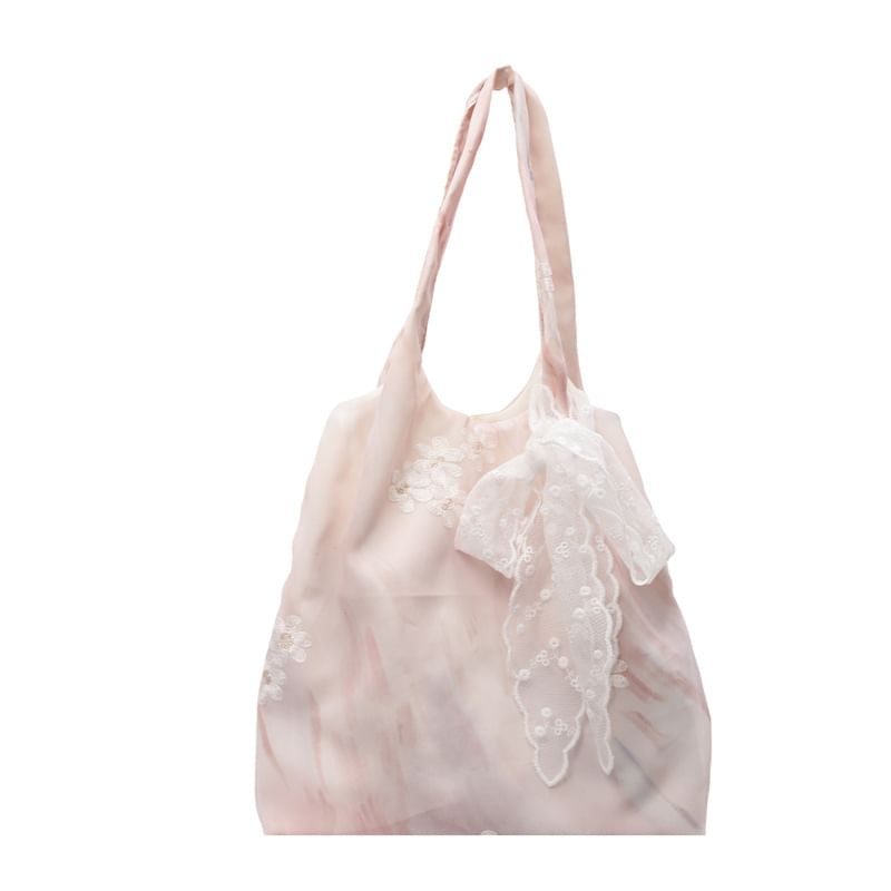 Tote Bag Lace Panel