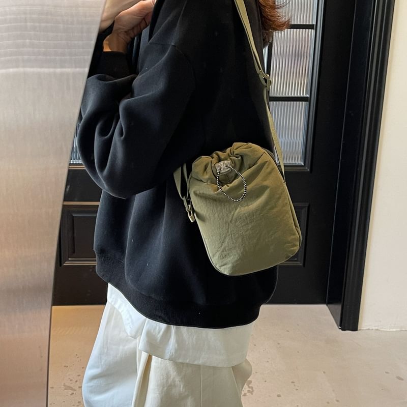 Bag Drawstring Crossbody Plain
