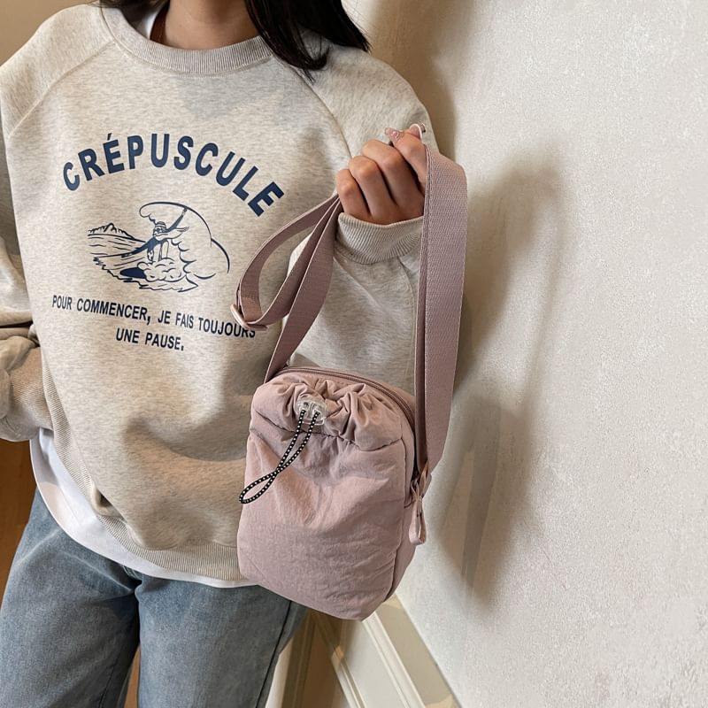 Bag Drawstring Crossbody Plain