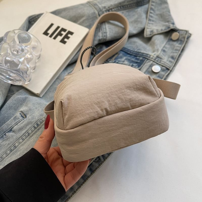 Bag Drawstring Crossbody Plain