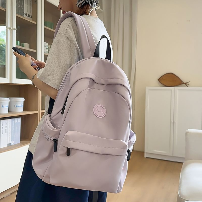Backpack Zip Plain