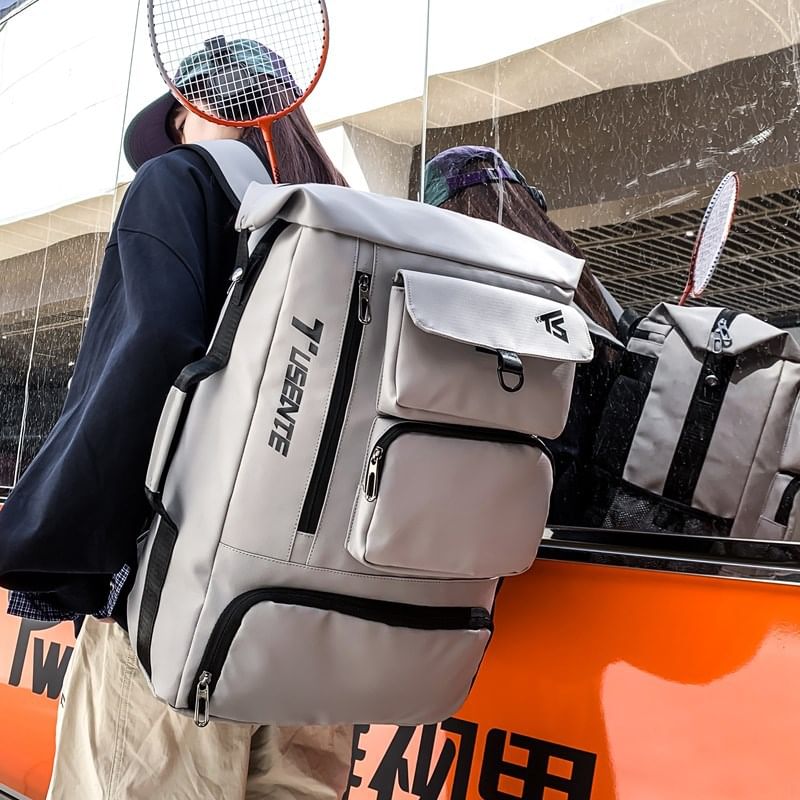 Zip Lettering Backpack