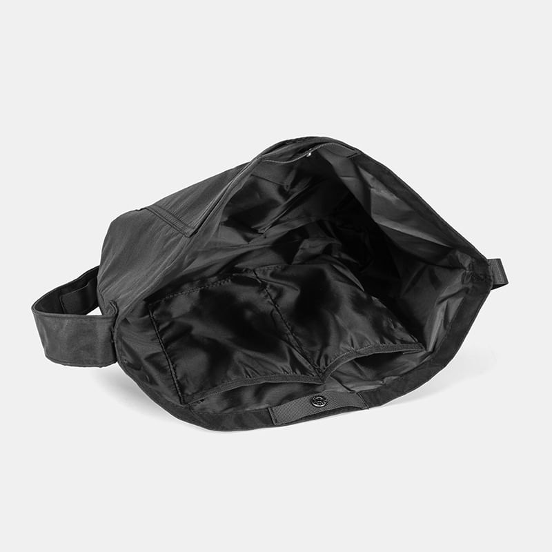 Zip Messenger Plain Bag Lightweight