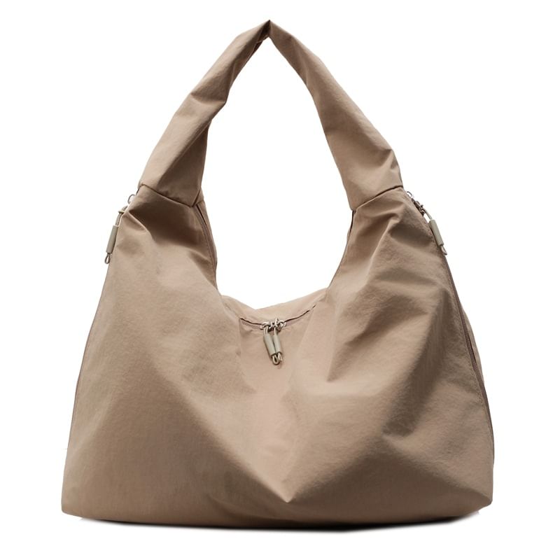 Zip Plain Bag Shoulder