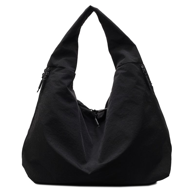 Zip Plain Bag Shoulder